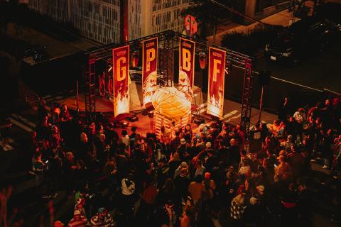 GPBF Pumpkin on Stage